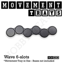 Load image into Gallery viewer, 32mm Movement Trays for Tabletop Games | Compatible with Popular Miniatures | Full Range - ModelBricks
