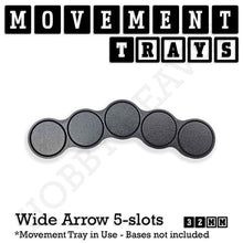Load image into Gallery viewer, 32mm Movement Trays for Tabletop Games | Compatible with Popular Miniatures | Full Range - ModelBricks

