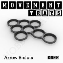 Load image into Gallery viewer, 32mm Movement Trays for Tabletop Games | Compatible with Popular Miniatures | Full Range - ModelBricks
