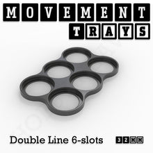 Load image into Gallery viewer, 32mm Movement Trays for Tabletop Games | Compatible with Popular Miniatures | Full Range - ModelBricks
