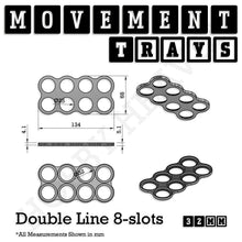 Load image into Gallery viewer, 32mm Movement Trays for Tabletop Games | Compatible with Popular Miniatures | Full Range - ModelBricks

