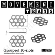Load image into Gallery viewer, 32mm Movement Trays for Tabletop Games | Compatible with Popular Miniatures | Full Range - ModelBricks
