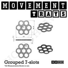 Load image into Gallery viewer, 32mm Movement Trays for Tabletop Games | Compatible with Popular Miniatures | Full Range - ModelBricks
