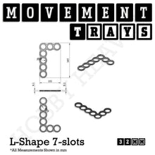 Load image into Gallery viewer, 32mm Movement Trays for Tabletop Games | Compatible with Popular Miniatures | Full Range - ModelBricks
