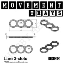 Load image into Gallery viewer, 32mm Movement Trays for Tabletop Games | Compatible with Popular Miniatures | Full Range - ModelBricks
