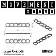 Load image into Gallery viewer, 32mm Movement Trays for Tabletop Games | Compatible with Popular Miniatures | Full Range - ModelBricks
