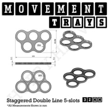 Load image into Gallery viewer, 32mm Movement Trays for Tabletop Games | Compatible with Popular Miniatures | Full Range - ModelBricks
