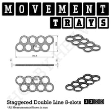 Load image into Gallery viewer, 32mm Movement Trays for Tabletop Games | Compatible with Popular Miniatures | Full Range - ModelBricks
