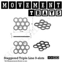 Load image into Gallery viewer, 32mm Movement Trays for Tabletop Games | Compatible with Popular Miniatures | Full Range - ModelBricks
