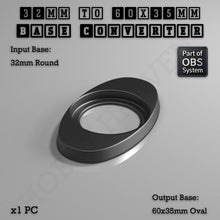 Load image into Gallery viewer, Round To Oval Bases Size Converters 3d Print Full Range - ModelBricks
