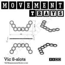 Load image into Gallery viewer, 32mm Movement Trays for Tabletop Games | Compatible with Popular Miniatures | Full Range - ModelBricks
