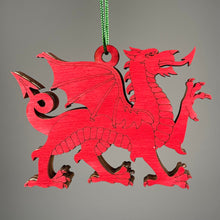 Load image into Gallery viewer, Welsh Dragon Bauble - Handmade Ornament by Curious Rabbit ® - ModelBricks
