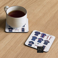 Load image into Gallery viewer, Dundee Retro Shirts Memorabilia Football Coaster
