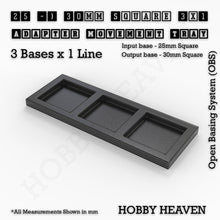 Load image into Gallery viewer, Square and Rectangle Movement Trays Adapters for Tabletop Games - ModelBricks
