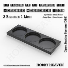 Load image into Gallery viewer, Round to Square Movement Trays Adapters for Tabletop Games - ModelBricks
