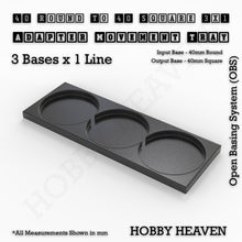 Load image into Gallery viewer, Round to Square Movement Trays Adapters for Tabletop Games - ModelBricks
