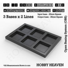 Load image into Gallery viewer, Square and Rectangle Movement Trays Adapters for Tabletop Games - ModelBricks
