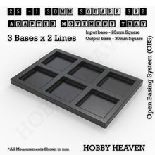 Load image into Gallery viewer, Square and Rectangle Movement Trays Adapters for Tabletop Games - ModelBricks
