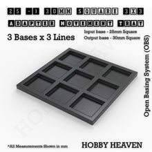 Load image into Gallery viewer, Square and Rectangle Movement Trays Adapters for Tabletop Games - ModelBricks
