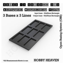 Load image into Gallery viewer, Square and Rectangle Movement Trays Adapters for Tabletop Games - ModelBricks
