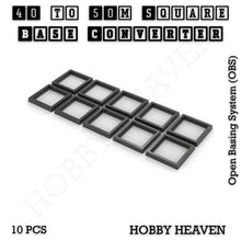 Load image into Gallery viewer, Square to Square Bases Size Converters 3d Print Full Range - ModelBricks
