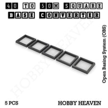 Load image into Gallery viewer, Square to Square Bases Size Converters 3d Print Full Range - ModelBricks
