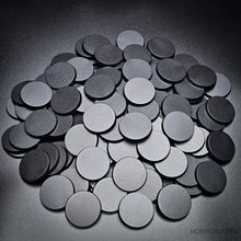 Load image into Gallery viewer, 40mm Round Bases | Plain Black Plastic Bases for Wargames| Miniature Wargaming Bases - ModelBricks
