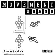 Load image into Gallery viewer, 40mm Movement Trays for 28mm Miniatures | Tabletop Wargames Compatible | Full Range - ModelBricks
