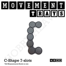 Load image into Gallery viewer, 40mm Movement Trays for 28mm Miniatures | Tabletop Wargames Compatible | Full Range - ModelBricks
