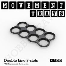 Load image into Gallery viewer, 40mm Movement Trays for 28mm Miniatures | Tabletop Wargames Compatible | Full Range - ModelBricks
