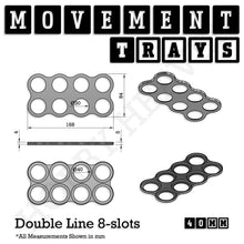 Load image into Gallery viewer, 40mm Movement Trays for 28mm Miniatures | Tabletop Wargames Compatible | Full Range - ModelBricks
