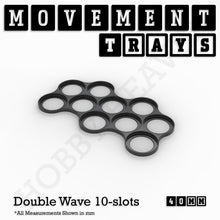Load image into Gallery viewer, 40mm Movement Trays for 28mm Miniatures | Tabletop Wargames Compatible | Full Range - ModelBricks
