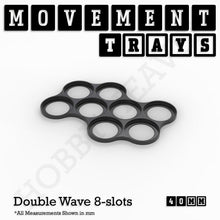 Load image into Gallery viewer, 40mm Movement Trays for 28mm Miniatures | Tabletop Wargames Compatible | Full Range - ModelBricks
