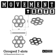 Load image into Gallery viewer, 40mm Movement Trays for 28mm Miniatures | Tabletop Wargames Compatible | Full Range - ModelBricks
