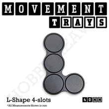 Load image into Gallery viewer, 40mm Movement Trays for 28mm Miniatures | Tabletop Wargames Compatible | Full Range - ModelBricks
