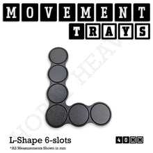 Load image into Gallery viewer, 40mm Movement Trays for 28mm Miniatures | Tabletop Wargames Compatible | Full Range - ModelBricks
