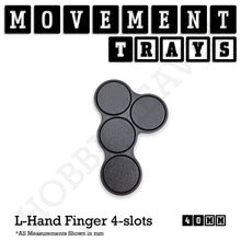 Load image into Gallery viewer, 40mm Movement Trays for 28mm Miniatures | Tabletop Wargames Compatible | Full Range - ModelBricks
