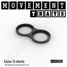 Load image into Gallery viewer, 40mm Movement Trays for 28mm Miniatures | Tabletop Wargames Compatible | Full Range - ModelBricks
