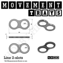 Load image into Gallery viewer, 40mm Movement Trays for 28mm Miniatures | Tabletop Wargames Compatible | Full Range - ModelBricks
