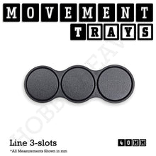 Load image into Gallery viewer, 40mm Movement Trays for 28mm Miniatures | Tabletop Wargames Compatible | Full Range - ModelBricks

