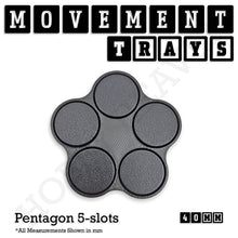 Load image into Gallery viewer, 40mm Movement Trays for 28mm Miniatures | Tabletop Wargames Compatible | Full Range - ModelBricks

