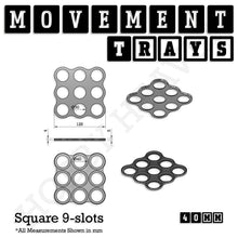 Load image into Gallery viewer, 40mm Movement Trays for 28mm Miniatures | Tabletop Wargames Compatible | Full Range - ModelBricks
