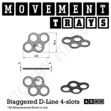 Load image into Gallery viewer, 40mm Movement Trays for 28mm Miniatures | Tabletop Wargames Compatible | Full Range - ModelBricks
