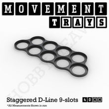 Load image into Gallery viewer, 40mm Movement Trays for 28mm Miniatures | Tabletop Wargames Compatible | Full Range - ModelBricks
