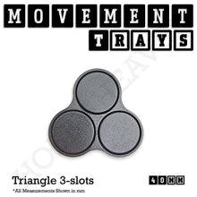 Load image into Gallery viewer, 40mm Movement Trays for 28mm Miniatures | Tabletop Wargames Compatible | Full Range - ModelBricks
