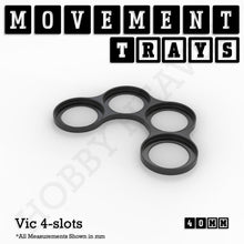 Load image into Gallery viewer, 40mm Movement Trays for 28mm Miniatures | Tabletop Wargames Compatible | Full Range - ModelBricks

