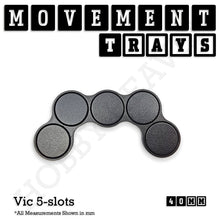 Load image into Gallery viewer, 40mm Movement Trays for 28mm Miniatures | Tabletop Wargames Compatible | Full Range - ModelBricks
