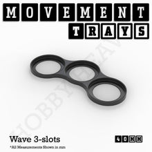 Load image into Gallery viewer, 40mm Movement Trays for 28mm Miniatures | Tabletop Wargames Compatible | Full Range - ModelBricks
