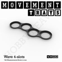 Load image into Gallery viewer, 40mm Movement Trays for 28mm Miniatures | Tabletop Wargames Compatible | Full Range - ModelBricks
