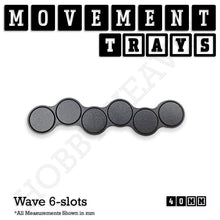 Load image into Gallery viewer, 40mm Movement Trays for 28mm Miniatures | Tabletop Wargames Compatible | Full Range - ModelBricks
